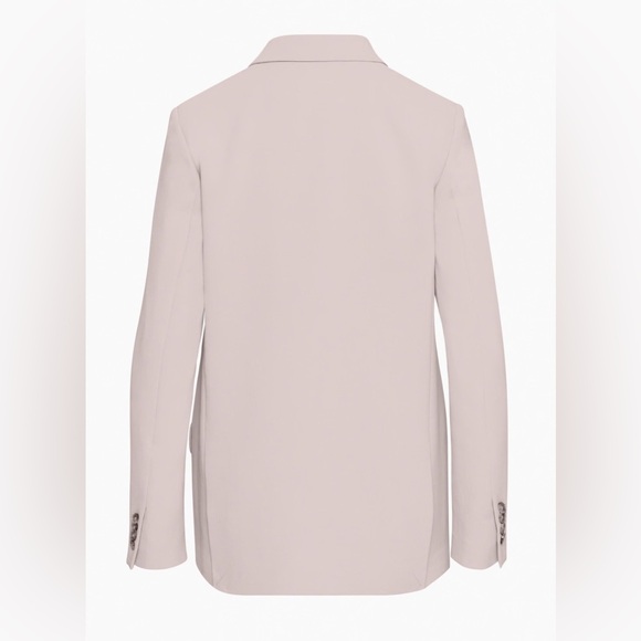 Aritzia Wilfred morado grey destiny crepette blazer sz 0 worn once - Picture 8 of 15